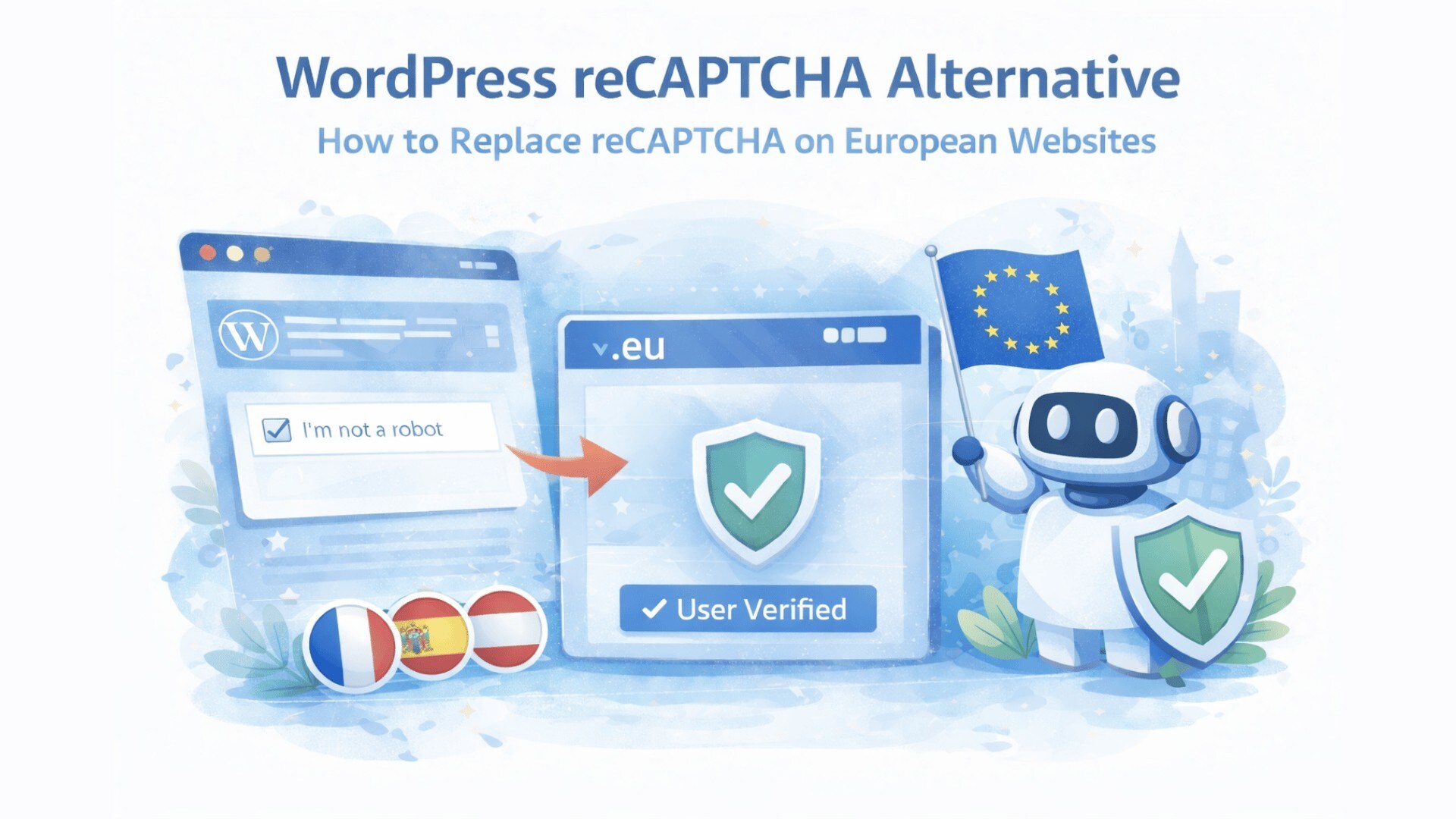 WordPress reCAPTCHA Alternative: How to Replace reCAPTCHA on European Websites